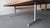 Mid Century Bauhaus Butcher Block Oak and Aluminum Table For Sale - Image 9 of 11