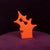Abstract Orange Ceramic Sculptural Vase, 1980 For Sale - Image 14 of 18