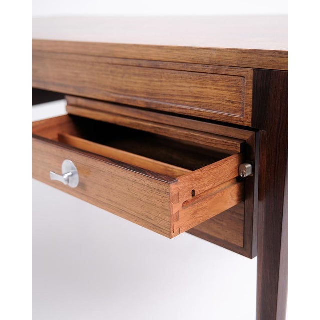 1960s Diplomat Desk in Rosewood attributed to Finn Juhl for France & Søn, 1961 For Sale - Image 5 of 18