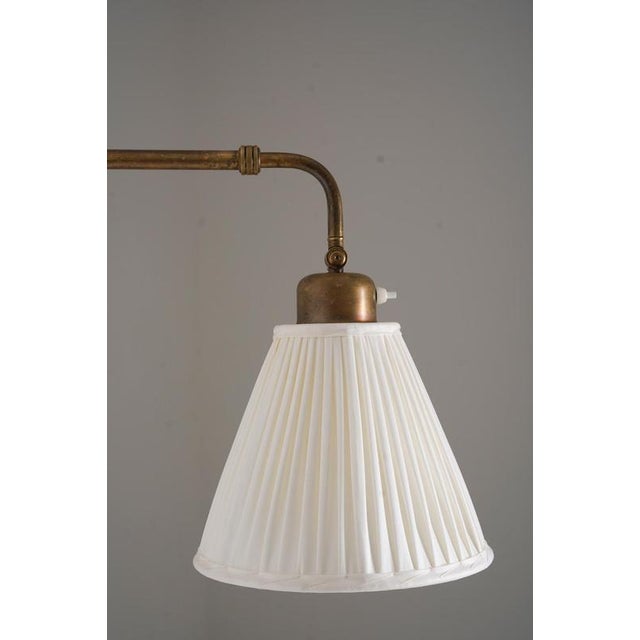 Mid-Century Scandinavian Swivel Arm Wall Lamp, 1940s For Sale - Image 4 of 8