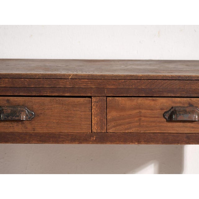 Vintage Japanese Console Table in Wood, Japan, 1930 For Sale - Image 6 of 11