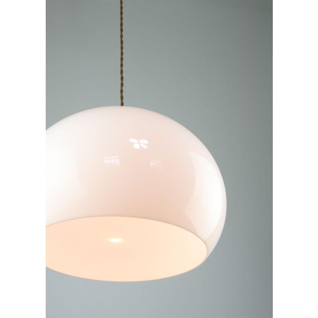 White Jolly Pendant Lamp by Luigi Massoni for Guzzini, 1970s For Sale - Image 11 of 15
