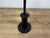 Floor Lamp in Black Metal and Glass Disc, 1950s For Sale - Image 4 of 9