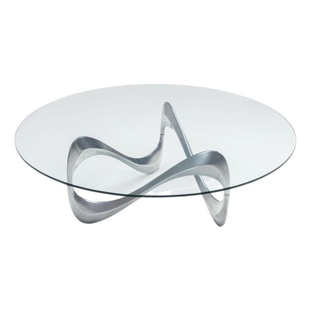 Snake Coffee Table attributed to Knut Hesterberg for Ronald Schmitt, Germany, 1965 For Sale
