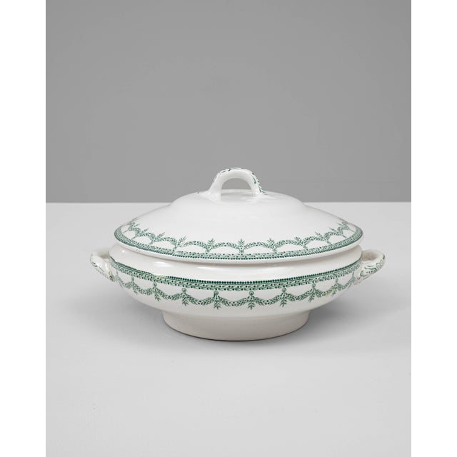 20th Century Belgian Special Edition Porcelain Tureen with Lid For Sale - Image 16 of 18