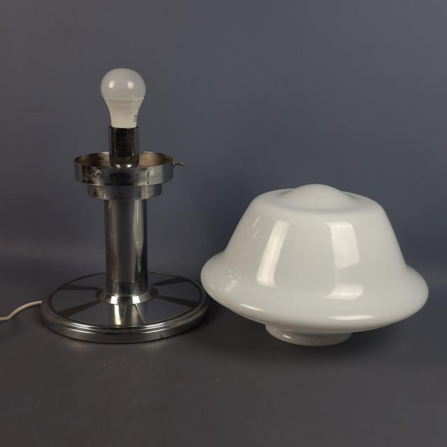 Space Age Murano Glass Table Lamp from Mazzega, 1960s For Sale - Image 11 of 18