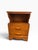 Amber Refinished Cushman Colonial Creations Nightstand/Russet Maple Bedside Table | Vintage Open Shelf Farmhouse 2-Drawer End Table For Sale - Image 8 of 11