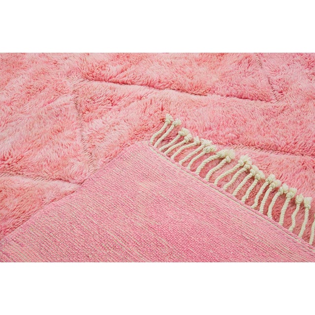 Contemporary Oversize Hand-Knotted Moroccan Wool Rug | 15'1" X 10'3" | One of a Kind For Sale - Image 3 of 10