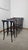 Mid-Century Modern Four 1920s-Style Wooden Nesting Tables with Thonet Label Decorations, Set of 4 For Sale - Image 3 of 18