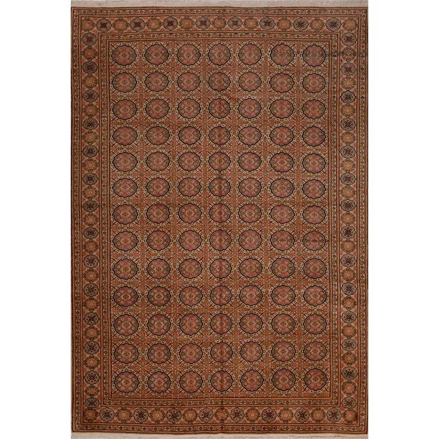 1960s Handwoven Turkish Kayseri Area Rug 6'8"×9'5" For Sale In Dallas - Image 6 of 6