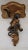 Gold Baroque Carved Wood Pair Maitland Smith Monkey Shelfs With a Banana For Sale - Image 8 of 9