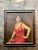 Early 20th Century Vintage Boho Original Art Deco Oil Portrait of Woman For Sale - Image 5 of 5