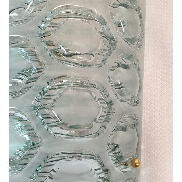1980s Pair of Green Murano Glass Mid Century Sconces For Sale - Image 10 of 10