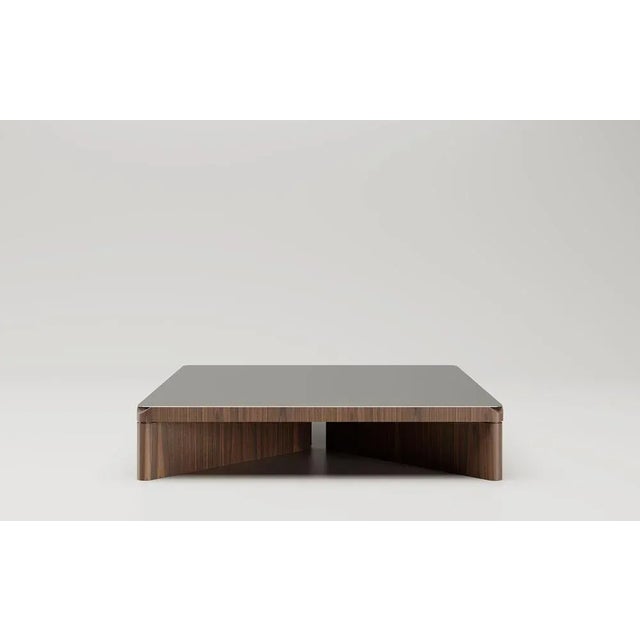 Tender Coffee Table by Andrea Bonini Limited Edition Dimensions: D 110 x W 110 x H 26 cm. Materials: Palissandro wood and...