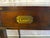 Wood Antique English Campaign Console Desk - 3 Drawer Military Writing Table For Sale - Image 7 of 16