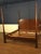 King Size Mahogany Pencil Post Bed by Leighton Hall - Showroom Sample For Sale - Image 9 of 11