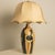 Ceramic Table Lamp with Silk Shade attributed to Noomi Backhausen for Soholm, 1960s For Sale - Image 10 of 14