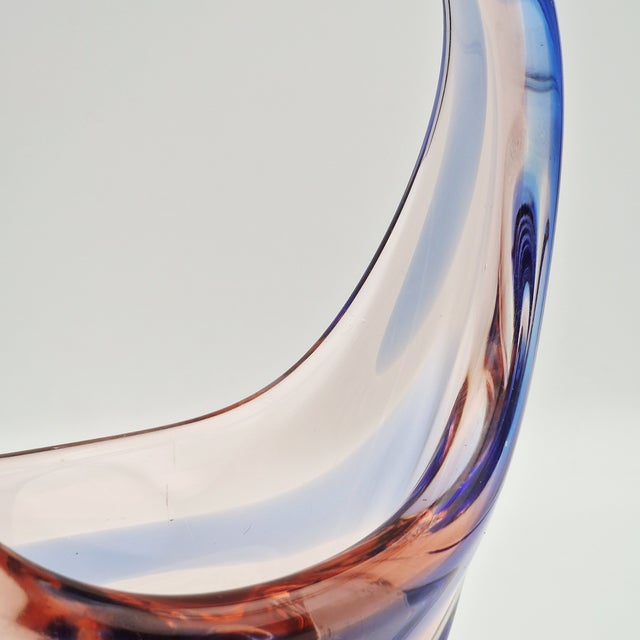 Niagara Glass Bowl by Karel Zemek, Czechoslovakia, 1960s For Sale - Image 6 of 18