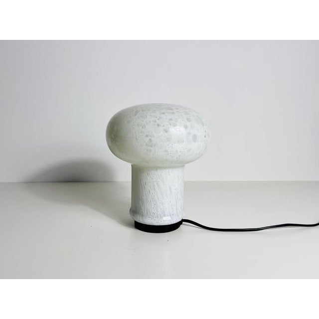Glass Mushroom Table Lamp by Peill & Putzler for Limburg, 1970s For Sale - Image 3 of 7