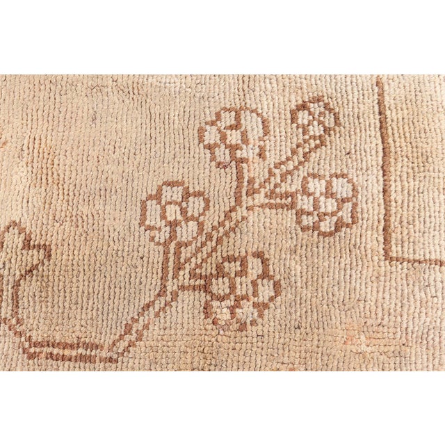 1900 - 1909 Antique Turkish Oushak Rug For Sale - Image 5 of 9