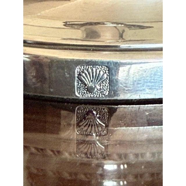 Barker-Ellis Silver Co. Made in England Silverplate Pair 3-Arm Candelabras For Sale - Image 11 of 12