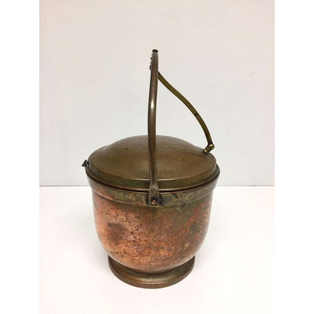 Early 20th Century Early 20th Century Antique Copper Poole Silver Company Ice Bucket For Sale - Image 5 of 12