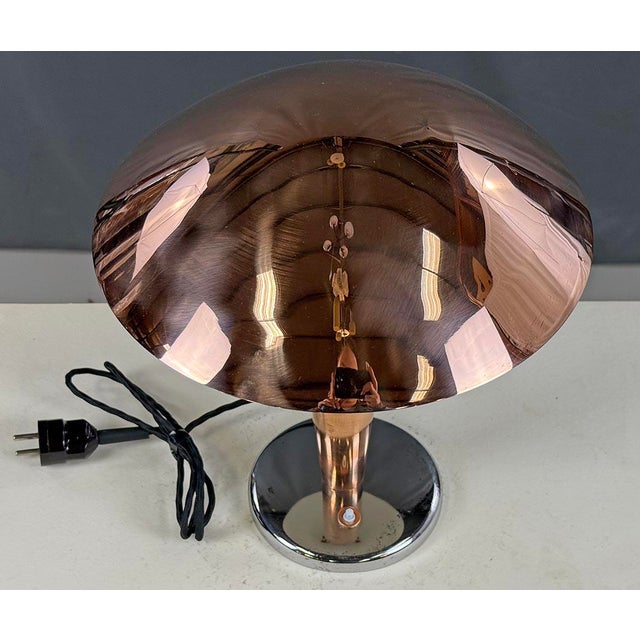 Cooper Table Lamp from Napako, 1930s For Sale - Image 4 of 5