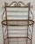 French Vintage French Style Iron and Brass Boulangerie Rack Baker’s Rack For Sale - Image 3 of 8