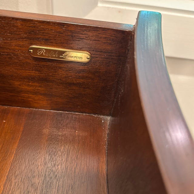 Ralph Lauren Louis XV Mahogany Bombe Chest Drawers For Sale In Cleveland - Image 6 of 7