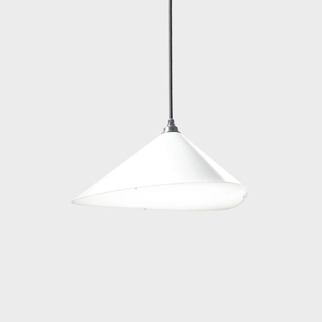 Daniel Becker 'Emily Ii' Pendant Lamp in Matte White for Moss Objects For Sale - Image 4 of 12