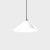 Daniel Becker 'Emily Ii' Pendant Lamp in Matte White for Moss Objects For Sale - Image 4 of 12
