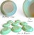 Mid 20th Centur yAnchor Hocking Fire King Jadeite Jane Ray Coupe Soup Bowls - Set of 8 Double Stamped For Sale - Image 9 of 11