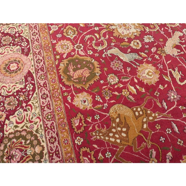 Galerie Shabab Collection Early 20th Century Indian Lahore Rug For Sale In New York - Image 6 of 10