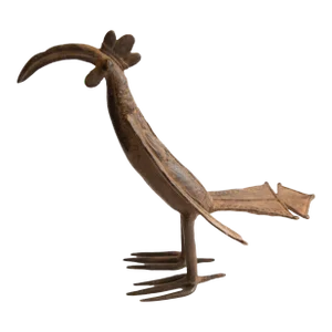 Vintage African Curved Beak Bird Casting