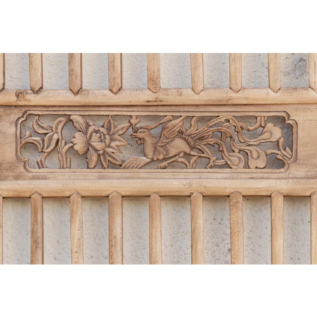 19th Century Antique Rustic Tea House Bleached Door For Sale - Image 5 of 11