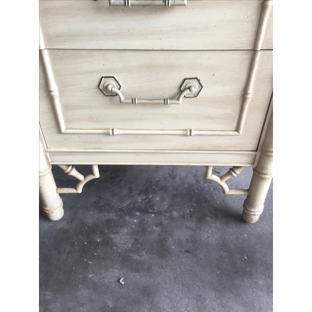 Vintage Thomasville Allegro Faux Bamboo Desk Chairish