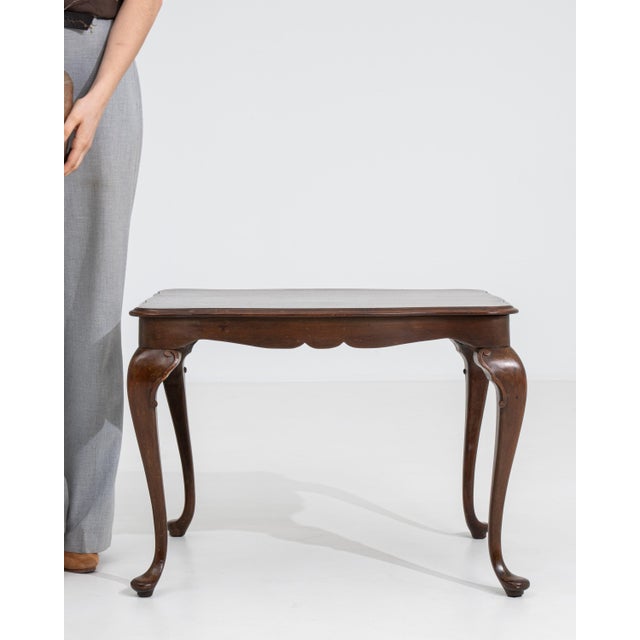 French Louis XV Style Coffee Table, Wooden Frame, 20th Century For Sale - Image 9 of 13