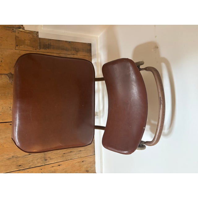 Brown 1960s Steelcase Typewriter Chair For Sale - Image 8 of 12