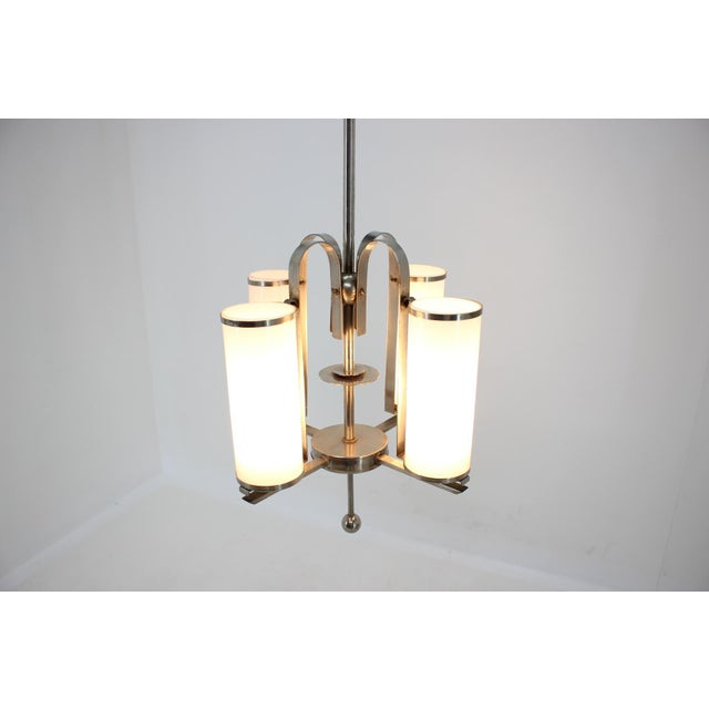 Bauhaus Chrome Pendant, 1930s For Sale - Image 4 of 7