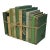 Decorative Books - Vintage Ivy Cream Book Bundle - 1 Foot of Green Books For Sale