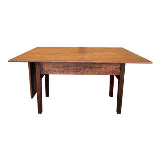 1940s Teakwood-Topped Dining Table (Originated as a Medical Examination Table). For Sale