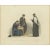Antique print titled 'Pensioner of Trinity College - Master of Arts - Sizer - Master of Arts, of the regent, or Upper...