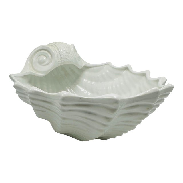 Italian Shell Decorative Bowl For Sale