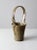 Vintage Frank Polizzi Pottery Basket Vase For Sale - Image 13 of 13