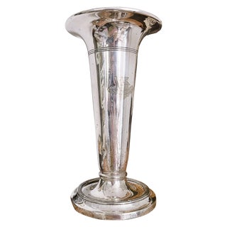 1924 Silver Plated Vase From Red Star Line Steamship For Sale