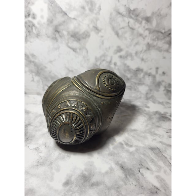 1900 - 1909 Antique Vintage Chinese Bronze Frog Brass Zhao Cai Jin Bao For Sale - Image 5 of 11