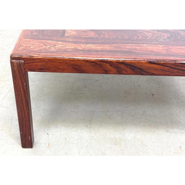 Mid-Century Modern Danish Modern Rosewood Coffee Table — Vejle Stole Og Møbelfabrik For Sale - Image 3 of 11