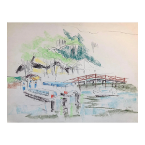 1966 Rainbow Springs Florida Landscape