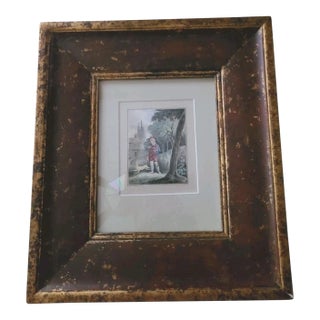 Beautifully Framed Watercolor “School Boy” English School 1820 For Sale