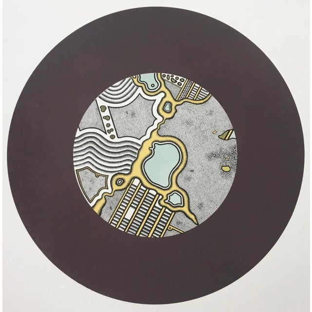 Black Lithograph by Arnold Leissler, 1965 For Sale - Image 8 of 8